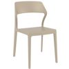 Snow Modern Dining Chair Taupe ISP092