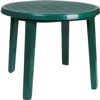 Sunny Resin Round Dining Table 35 inch Green ISP125