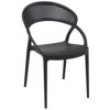 Sunset Outdoor Dining Chair Black ISP088