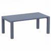 Vegas Patio Dining Table Extendable from 70 to 86 inch Dark Gray ISP774