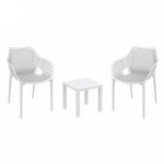 Air XL Conversation Set with Ocean Side Table White S007066