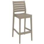 Ares Outdoor Barstool Taupe ISP101