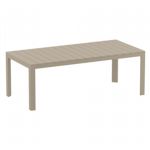 Atlantic XL Dining Table 83"-110" Extendable Taupe ISP764