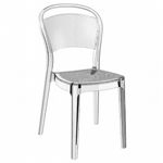 Bee Polycarbonate Dining Chair Transparent Clear ISP021