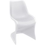 Bloom Contemporary Dining Chair White ISP048