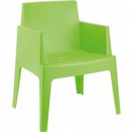 Box Outdoor Dining Chair Tropical Green ISP058