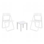 Dream Conversation Set with Ocean Side Table White S079066