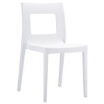 Lucca Outdoor Dining Chair White ISP026