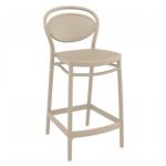 Marcel Outdoor Counter Stool Taupe ISP268