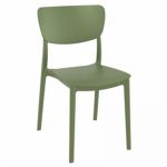 Monna Outdoor Dining Chair Olive Green ISP127