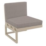 Mykonos Extension Taupe with Taupe Cushion ISP136