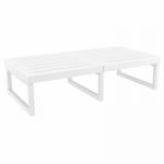 Mykonos Rectangle Outdoor Coffee Table White ISP138