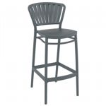 Portofino Outdoor Bar Stool Dark Gray ISP215