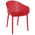 Sky Outdoor Indoor Dining Chair Red ISP102