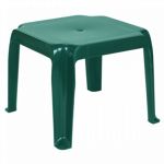 Sunray Square Side Table - Green ISP240