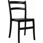 Tiffany Cafe Outdoor Dining Chair Black ISP018
