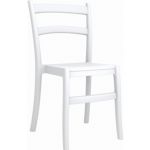 Tiffany Cafe Outdoor Dining Chair White ISP018