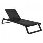 Tropic Sling Chaise Lounge Black ISP708