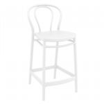 Victor Outdoor Counter Stool White ISP261