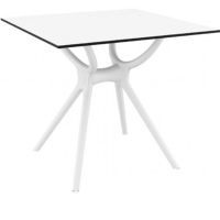 Air Square Outdoor Dining Table 31 inch White ISP700