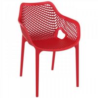 Air XL Outdoor Dining Arm Chair Red ISP007