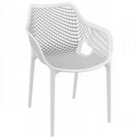 Air XL Outdoor Dining Arm Chair White ISP007