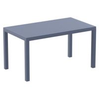Ares Rectangle Outdoor Dining Table 55 inch Dark Gray ISP186