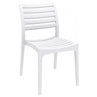 Ares Resin Outdoor Dining Chair White ISP009