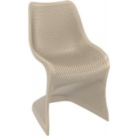 Bloom Contemporary Dining Chair Taupe ISP048