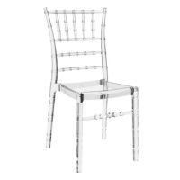 Chiavari Polycarbonate Dining Chair Transparent Clear ISP071