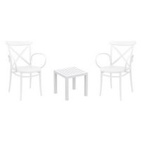 Cross XL Conversation Set with Ocean Side Table White S256066