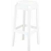 Fox Polycarbonate Counter Stool Glossy White ISP036