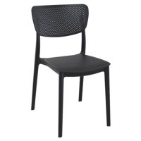 Lucy Outdoor Dining Chair Black ISP129