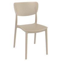 Lucy Outdoor Dining Chair Taupe ISP129