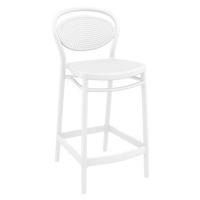 Marcel Outdoor Counter Stool White ISP268