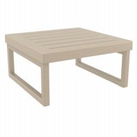 Mykonos Square Outdoor Coffee Table Taupe ISP137