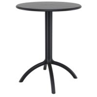 Octopus Resin Outdoor Dining Table 24 inch Round Black ISP160