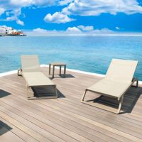 Outdoor chaise lounge sets