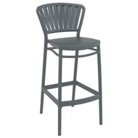 Portofino Outdoor Bar Stool Dark Gray ISP215