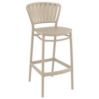 Portofino Outdoor Bar Stool Taupe ISP215