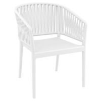 Portofino Outdoor Dining Armchair White ISP212