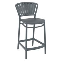 Portofino Patio Counter Stool Dark Gray ISP214