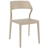 Snow Modern Dining Chair Taupe ISP092