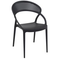 Sunset Outdoor Dining Chair Black ISP088