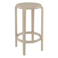Tom Resin Counter Stool Taupe ISP287