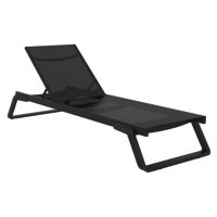 Tropic Sling Chaise Lounge Black ISP708