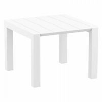 Vegas Patio Dining Table Extendable from 39 to 55 inch White ISP772