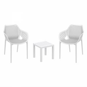 Air XL Conversation Set with Ocean Side Table White S007066