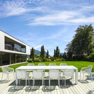Air XL Extension Dining Set 11 Piece White ISP0074S