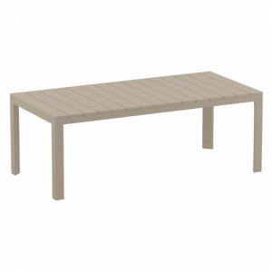 Atlantic XL Dining Table 83"-110" Extendable Taupe ISP764